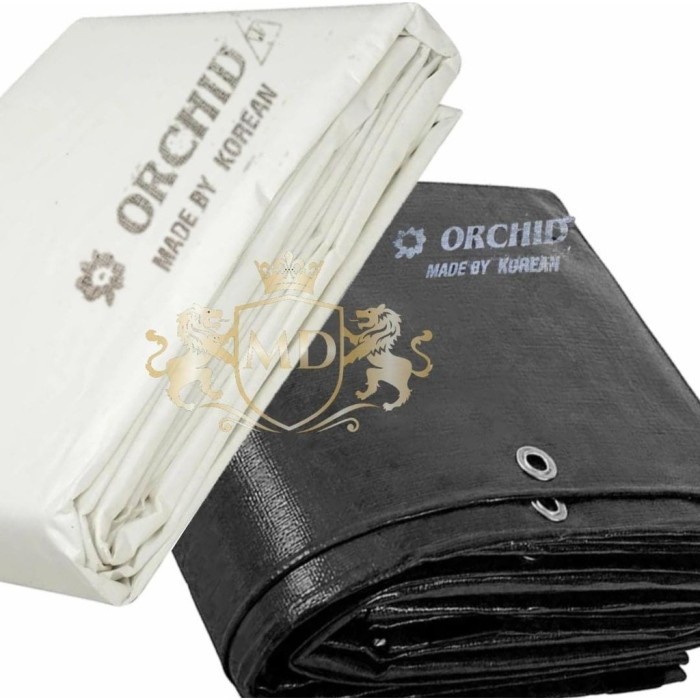 PREMIUM terpal 5x7 ORCHID+GROMMET kolam ikan, truck, tenda