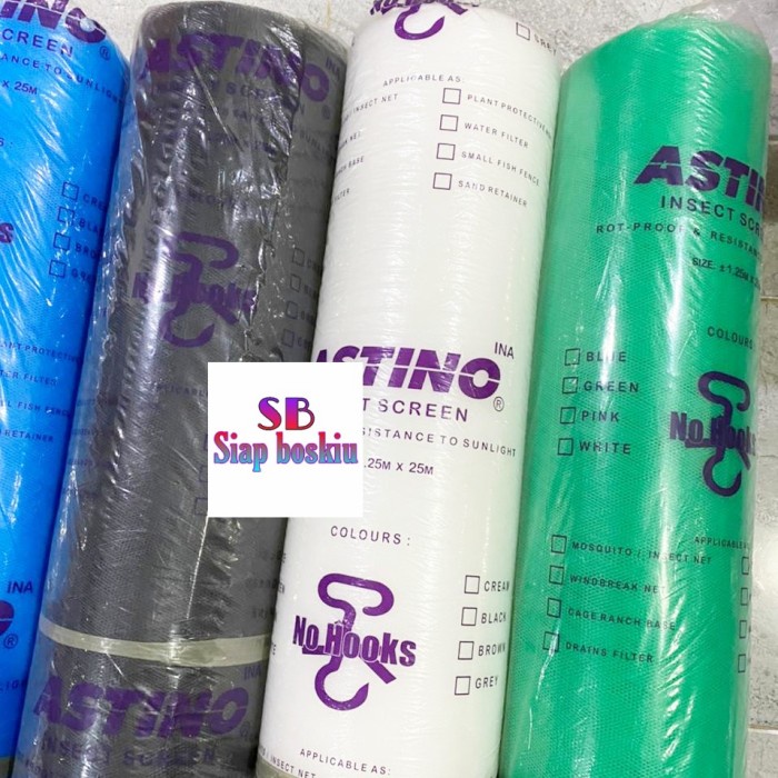 PREMIUM KAWAT KAIN KASA NYAMUK ROL / KAWAT PARABOLA NILON PVC 25 METER PER ROL