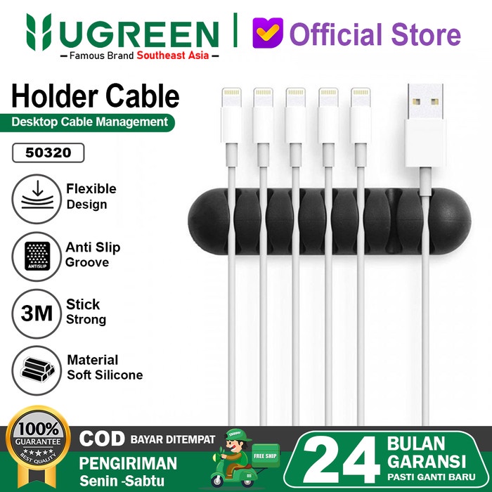 

UGREEN Penjepit Klip Kabel Data Cable Holder Organizer 50320