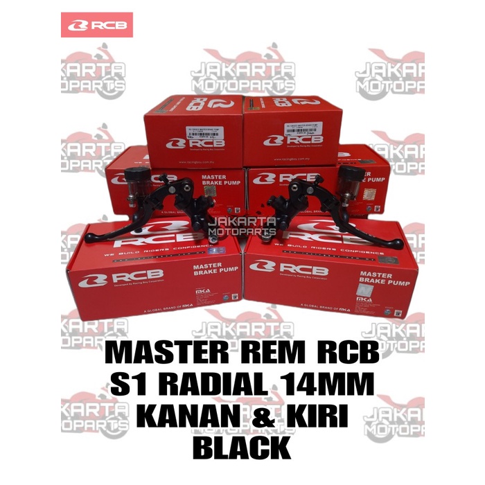 RCB S1 14MM RADIAL MASTER REM KANAN KIRI SEPASANG XMAX VARIO 160 NMAX