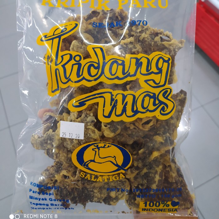 

Wdo - Kripik Paru Merk Kidang Mas. Oleh Oleh Khas Salatiga.