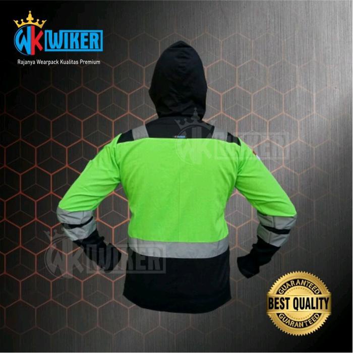 New Wearpack dengan penutup kepala# pakaian atasan# seragam kerja #Katun Poliester#wiker safety