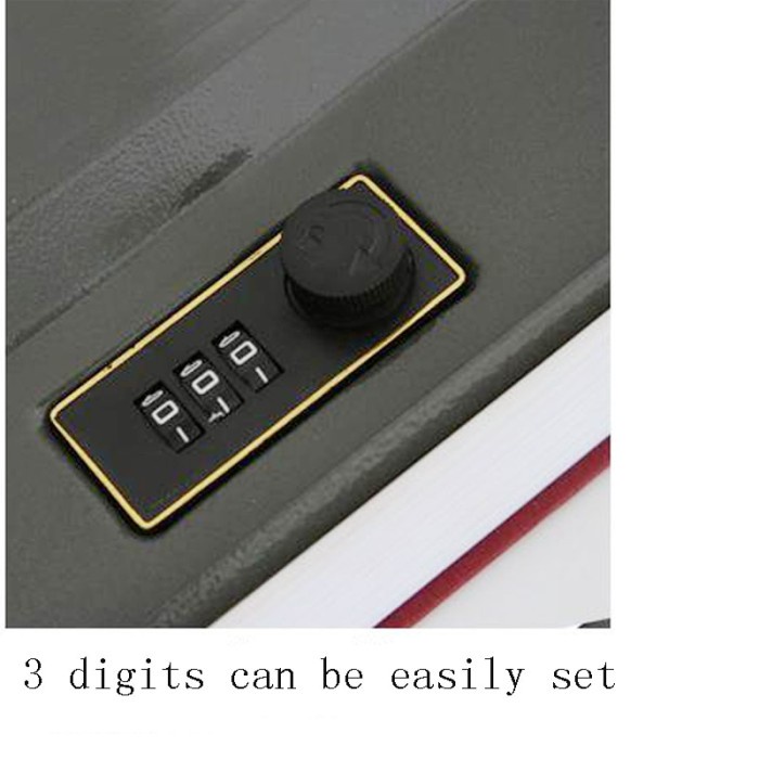 BRANKAS BESI KODE PEYIMPAN UANG MODEL BUKU