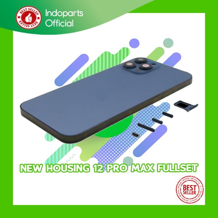 NEW HOUSING / CASING / IPHONE 12 PRO MAX FULLSET