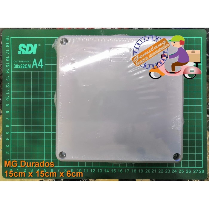 Mg 15X15X6 Duradus Kotak Putih Durados Terminal Kabel Pipa Listrik Ori