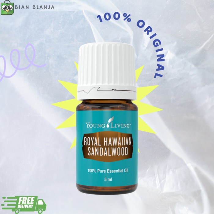 READY! Royal Hawaiian Sandalwood Young Essential Oil Living 5ml
