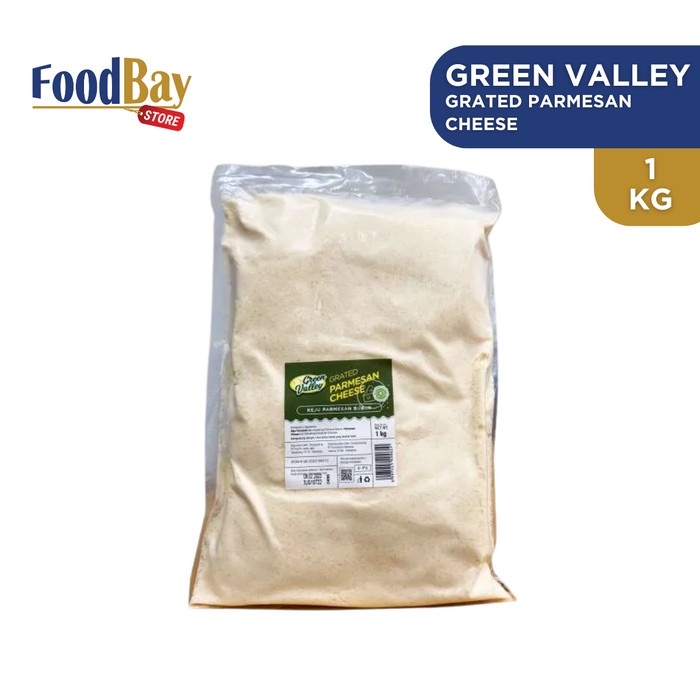 

GREEN VALLEY - Grated Parmesan Cheese 1Kg / Keju Parmesan