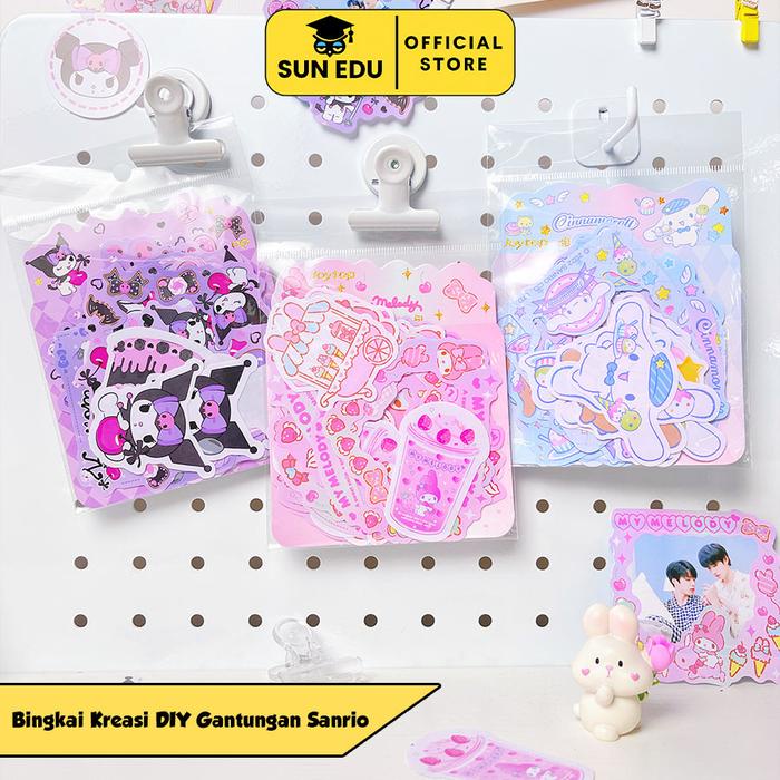 

Set Stiker Bingkai Foto Sanrio / Stiker Dekorasi Poto Diy / Dekorasi Handbook Scrapbook Diy / Stiker