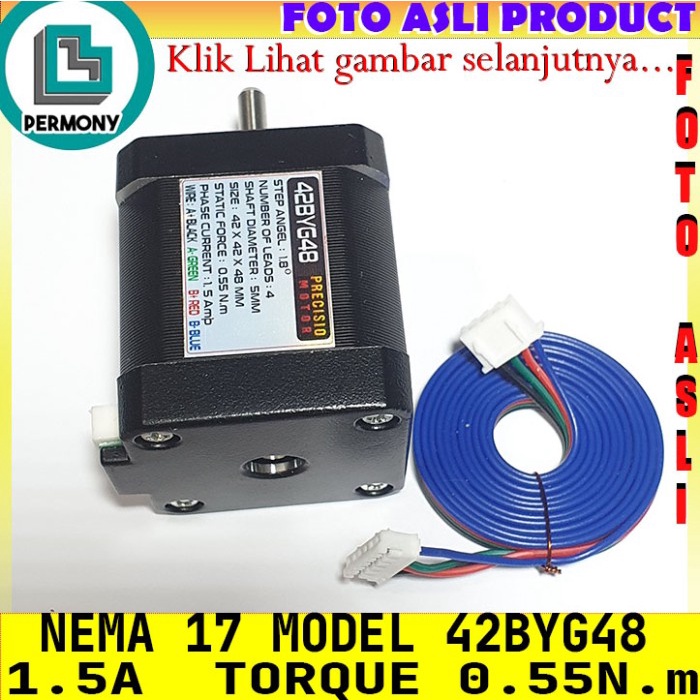 Stepper Motor 42 Nema 17 42Byg40 Nema17 Series Murah