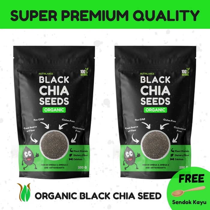 

BARANG TERLARIS MURAH 2 PACK Chia Seed Organik Mexico Premium Quality - Nutrilance
