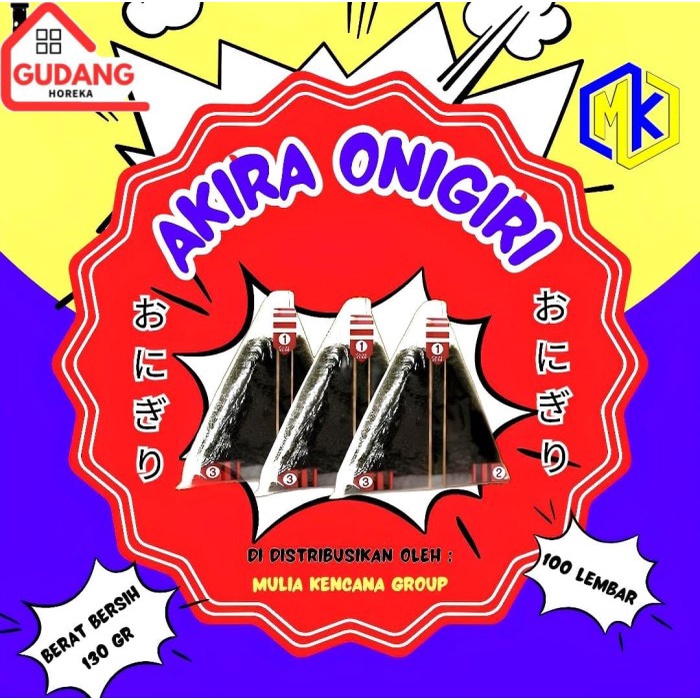 

BARANG TERLARIS Manjun Triangle Onigiri Sushi Nori 100sheet