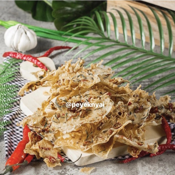 

BARANG TERLARIS Rempeyek Peyek Nyai Teri Cabai Rawit (XL)