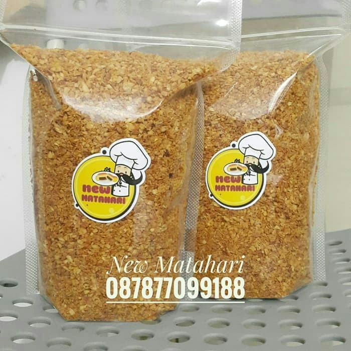

BARANG TERLARIS Bawang putih cincang goreng 500gr