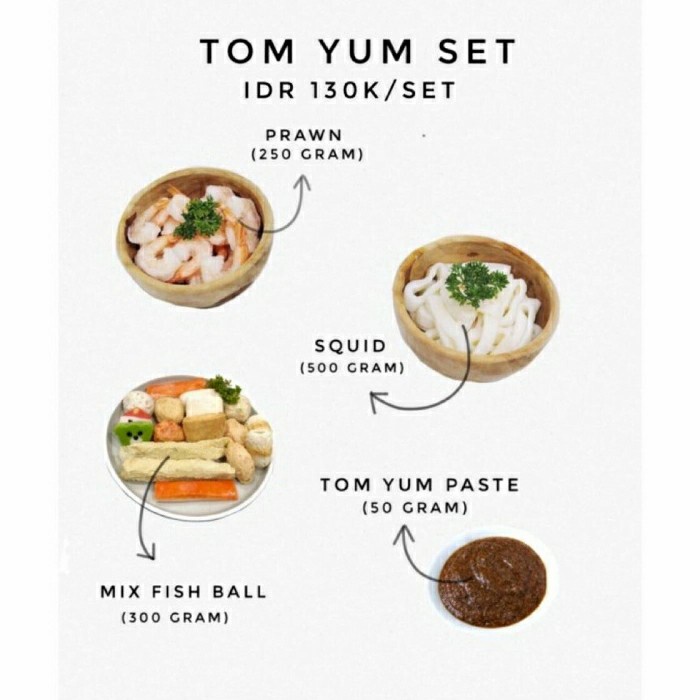 

BARANG TERLARIS Tom Yum Set