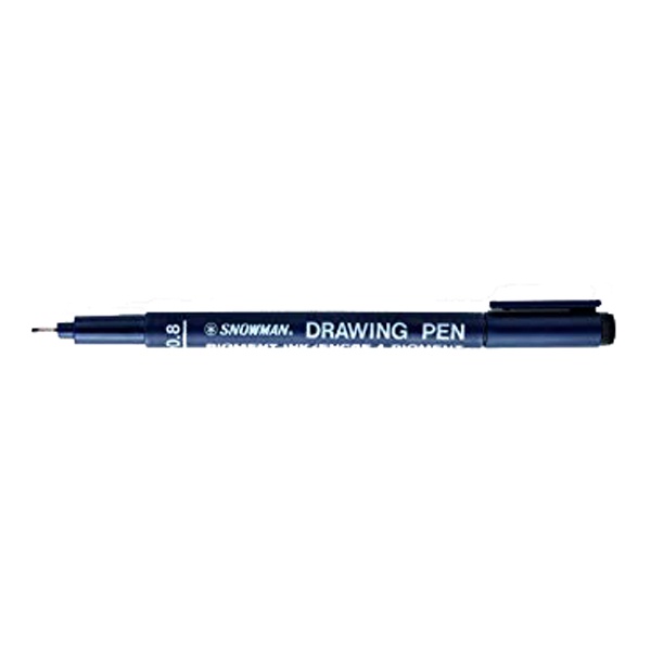 

Gramedia Pettarani - Snowman-Drawing Pen 0.8 Warna Hitam