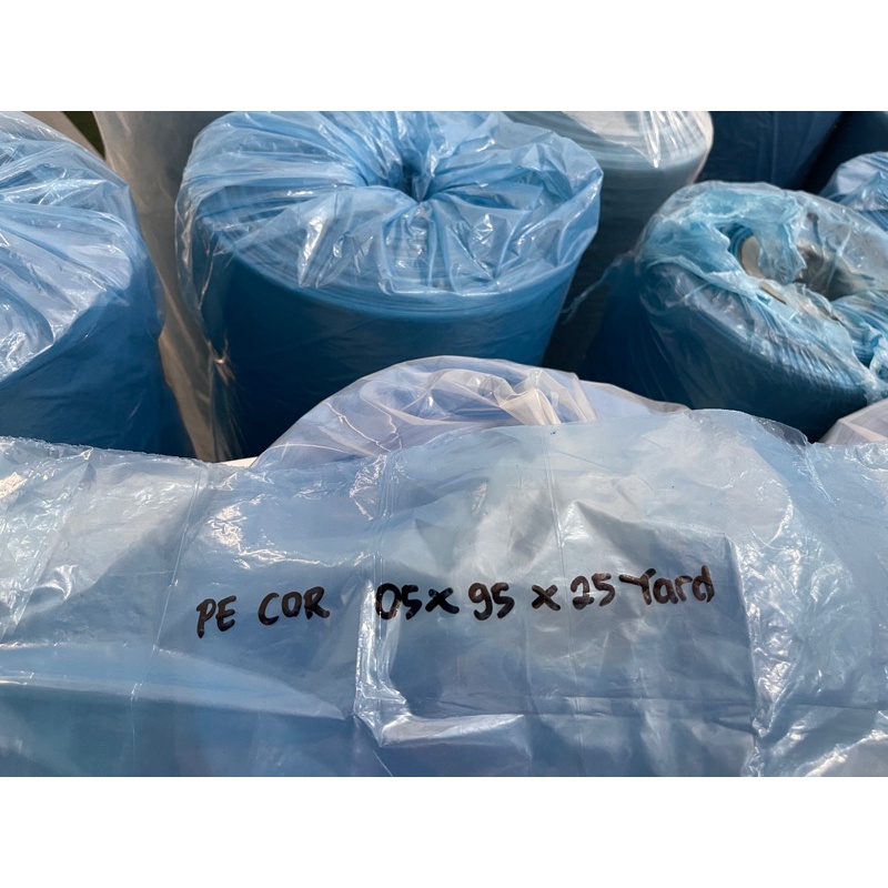 Terbatas Brongsong fruit cover pisang cavendish PE COR Plastik Bekasting Bondeck Bondek Cover spon