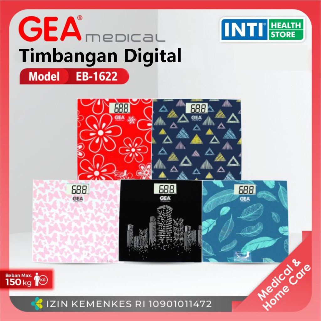 FREE ONGKIR GEA MEDICAL TIMBANGAN BADAN DIGITAL EB 1622 TIMBANGAN DIGITAL GEA