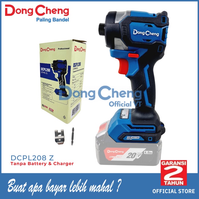 Dongcheng Dcpl208 Z Cordless Brushless Impact Driver 20V Unit Only