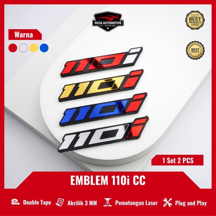 PROMO! EMBLEM 110i / 125i / 150i / 155i / 160i CC HONDA VARIO VARIASI MOTOR
