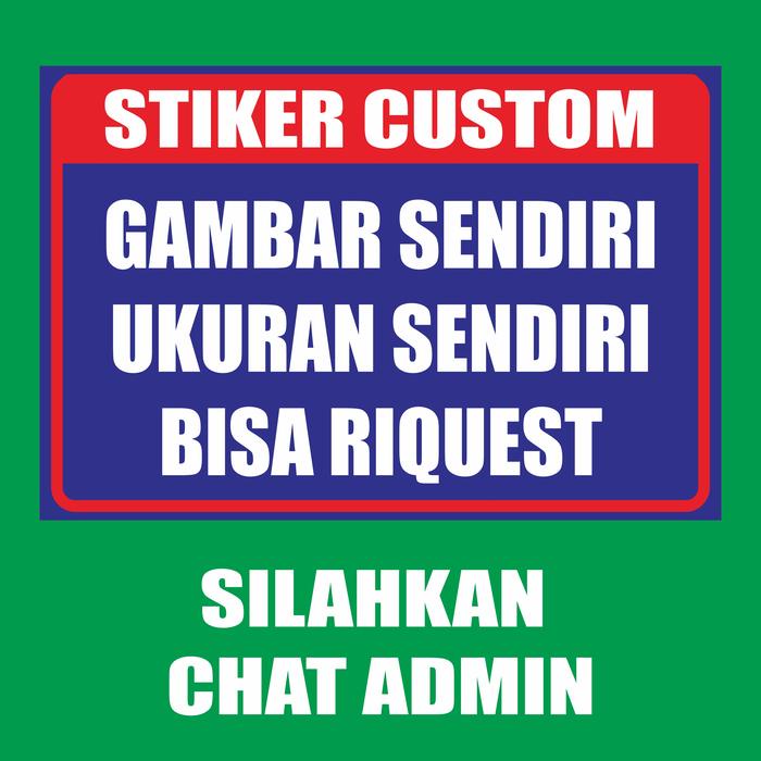 

STIKER CUSTOM DAN REQUEST KATA KATA DAN GAMBAR READY BANYAK Paper Buku Stationery