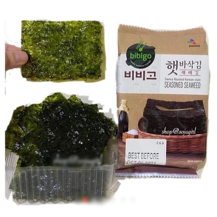 

BUY 2 GET 1 Cj Bibigo Savory Roasted Korean Seasoned Seaweed / Rumput Laut 5GR