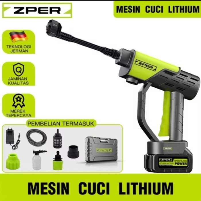 zper alat cuci mobil tekanan tinggi alat portabel untuk cuci mobil