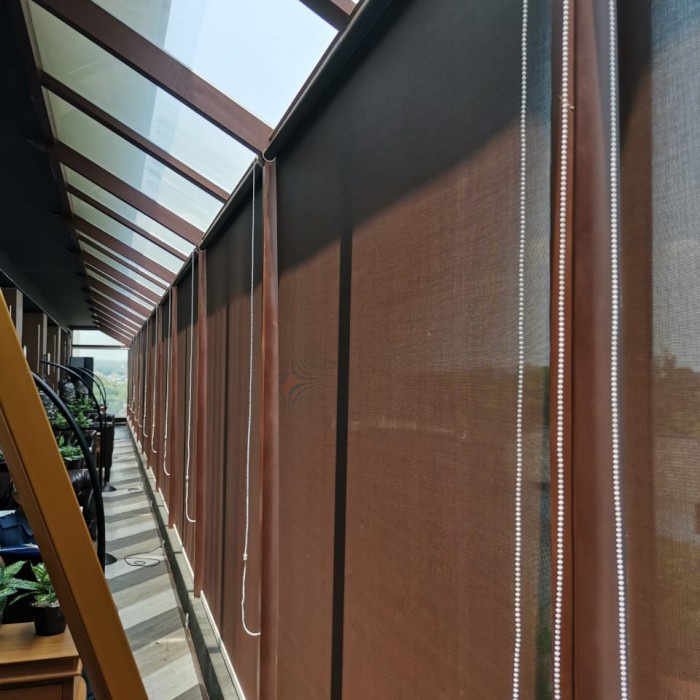Outdoor Blind - Tirai Gulung Outdoor Terlaris