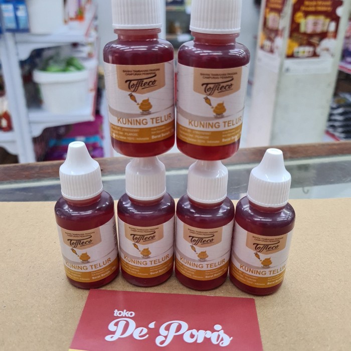 

Ready Stok" Pewarna Kuning Telur Toffieco 30Ml