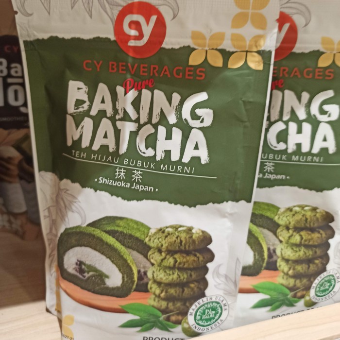 

Ready Stok" Cy Beverages Pure Baking Matcha Powder 100Gr