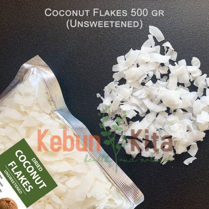 

Ready Stok" Coconut Flakes (Kelapa Serut Kering) 500Gr