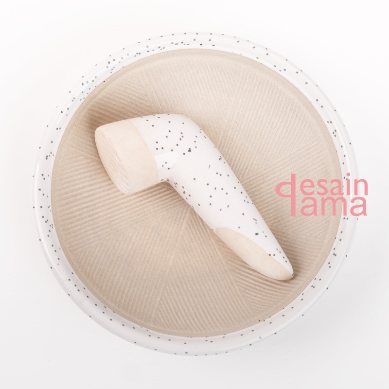 Cobek Keramik dan Uleg Keramik Kekinian "GEMMA"