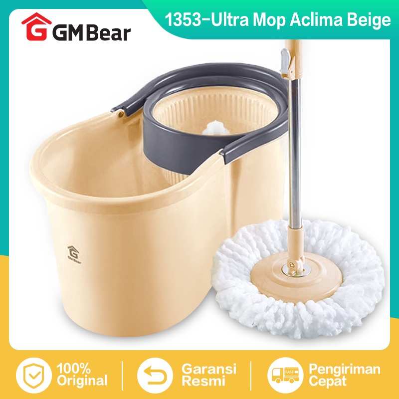 GM Bear Alat Pel Lantai Ultra Mop Aclima P0001 - Spin Mop Pembersih Lantai Pel Putar