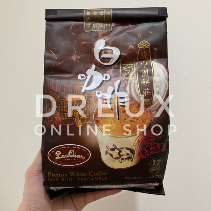 

[IMPORT] LAO QIAN Premix White Coffee 12 Stick Packs 480gr MALAYSIA