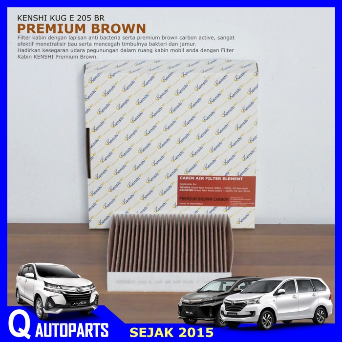KEN Filter AC New Avanza, New Xenia, 2017 Keatas. Premium Brown