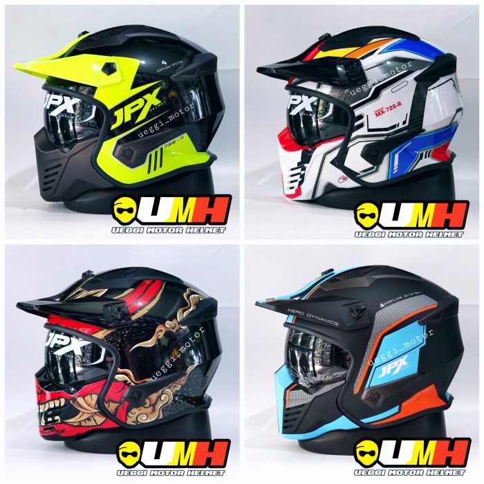 Helm Jpx Mx 726r Semi Cross