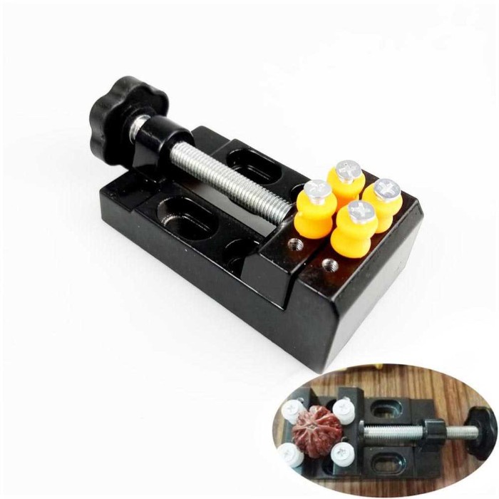 HOT SALE Catok Ragum Klem Clamp Holder Meja Tanggem Kecil Mini Jaw Bench Vise