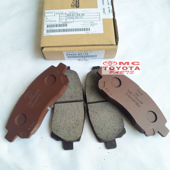 Brake Pad Kampas Rem Depan Avanza Xenia Rush Terios 04465-BZ170