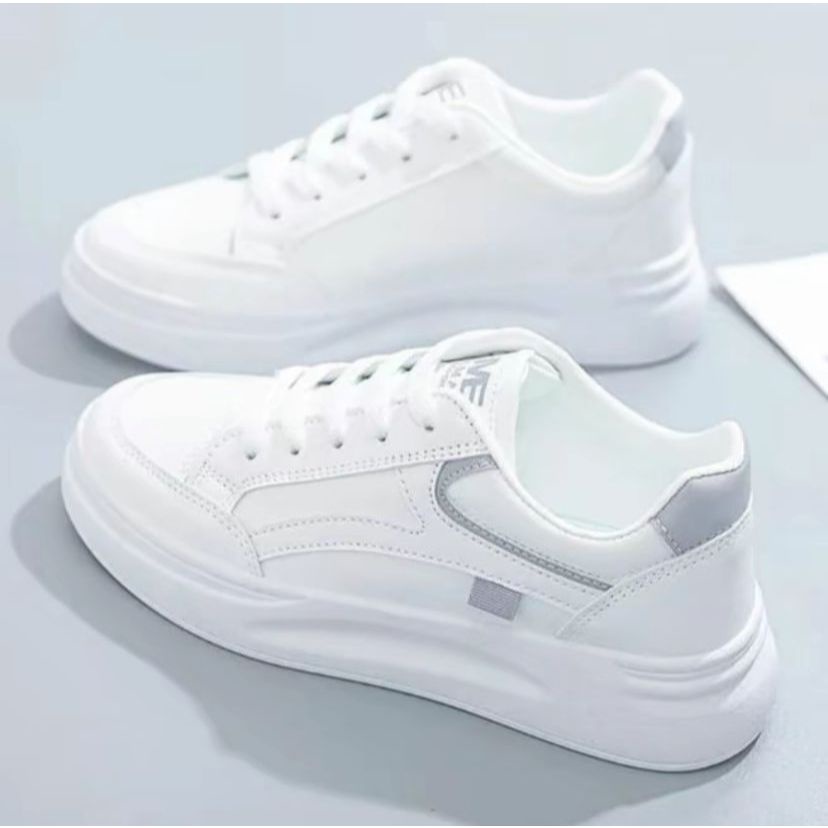 FREE ONGKIR SEPATU SNEAKERS WANITA SEPATU PUTIH WANITA FREYA KOREAN STYLE COOCOK UNTUK NGEMALL