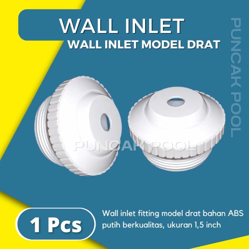 Hjk Inlet Kolam Renang / Wall Inlet drat / Inlet Fitting / Nozzle Kolam Renang