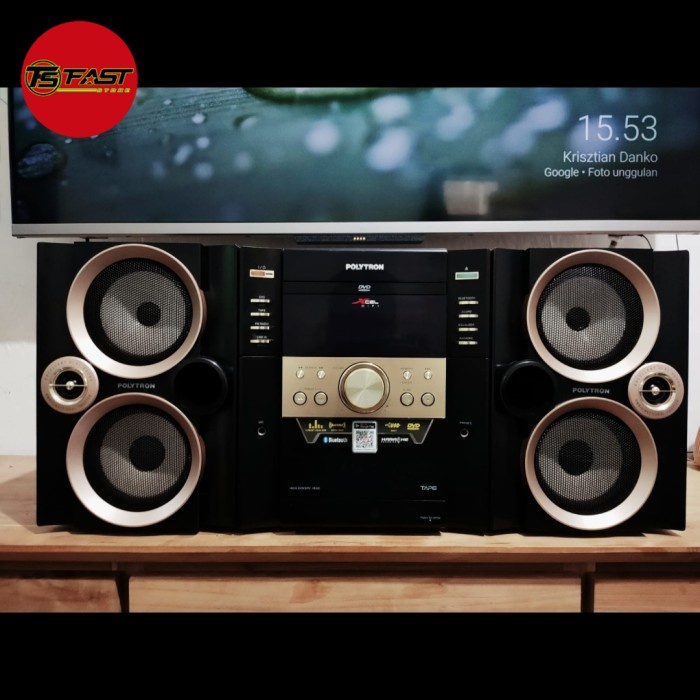 polytron xl 2910 cd tape deck radio bluetooth kaset pita