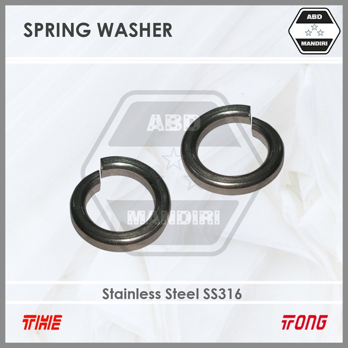 SS316 Ring Per Ver Stainless M16 ( SUS316 Spring Washer A4-70 ) M 16