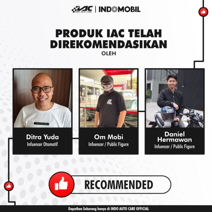 INDO AUTO CARE INJECTOR N TOP END - PEMBERSIH MESIN MOBIL 325ML