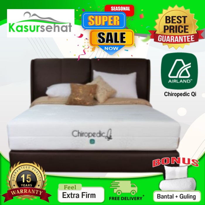 Airland Kasur Springbed Iropedic Qi - Full Set 100X200