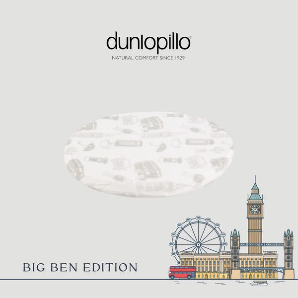 Dunlopillo Big Ben Edition Baby Small Oval Bantal Oval Bayi