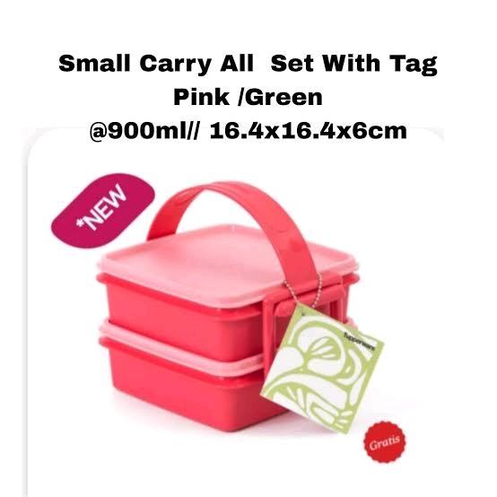 PROMO RANTANG PINK(2) 500ML TUPPERWARE COD