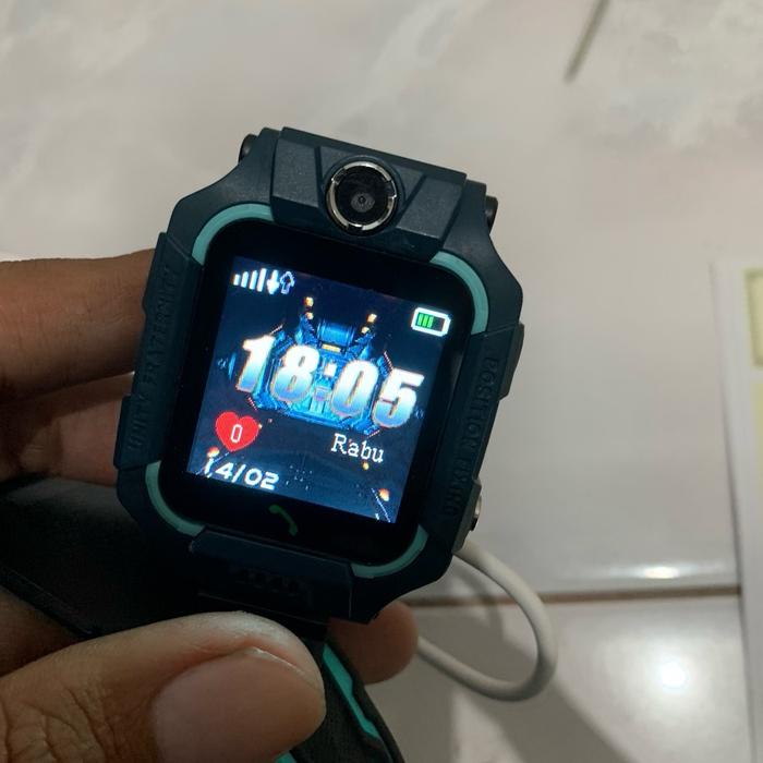 terbaru !!! jam tangan anak cerdas aimo frozen imo emo z6 2 kamera anti air rotasi 360 q19 ungu