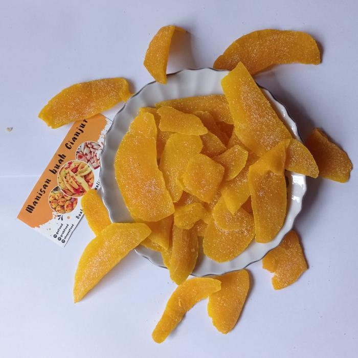 

terbaru !!! mangga kering kemasan 500 gram manisan buah kering permen food salak snack ready