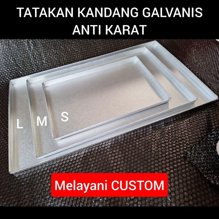 Custom Tatakan Kandang Tempat Kotoran untuk Kandang Bahan Galvanis
