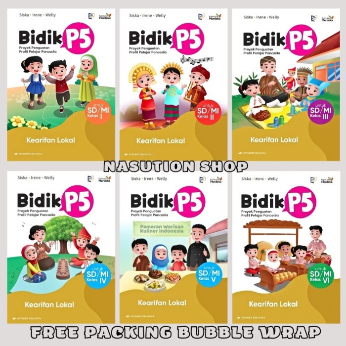 

SALE !!! BUKU BIDIK P5 UNTUK SD KELAS 1 2 3 4 5 6 PENERBIT ERLANGGA KURIKULUM MERDEKA KM KEARIFAN