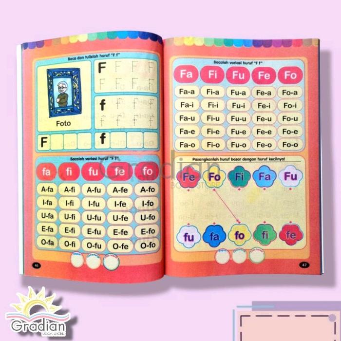 

SALE !!! [ READY STOCK] PAKET ISI 2 BUKU BELAJAR MEMBACA ANAK TK & PAUD - 60 JAM PINTAR BACA TANPA